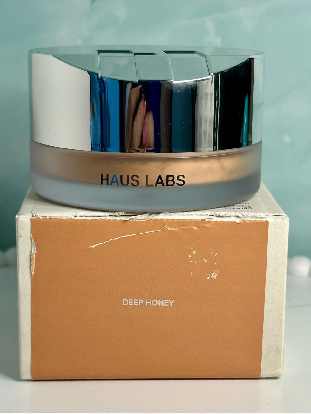 HAUS LABS Bio-Bluring Powder .24oz Deep Honey, New in box